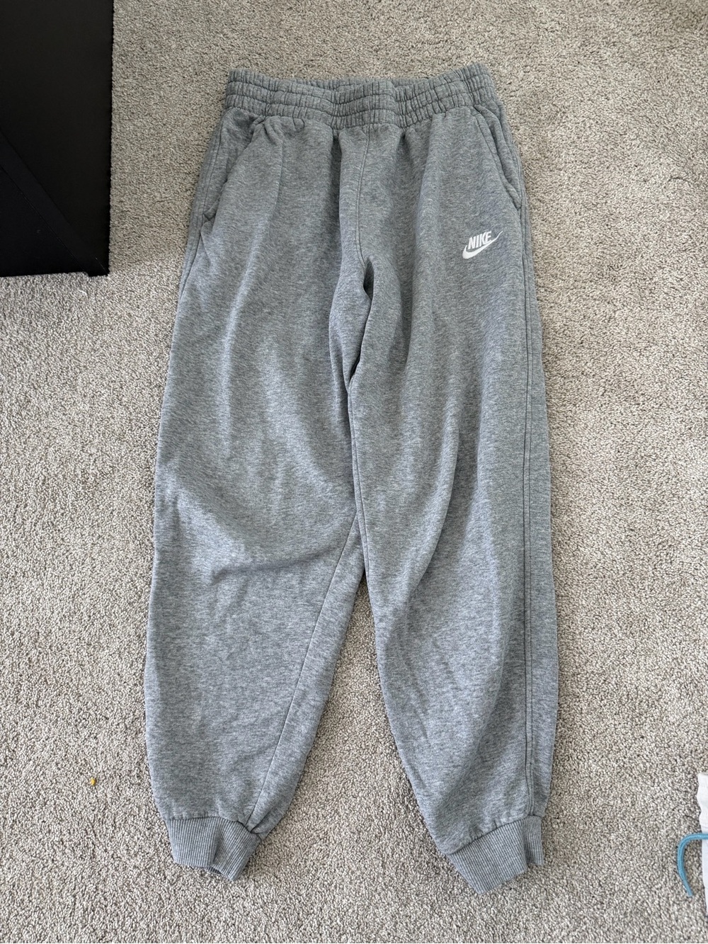 Nike Kids Gray Logo Jogger Sweatpants